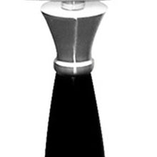 Load image into Gallery viewer, 30" Solid Wood Bedside Table Lamp With White Shade - Black