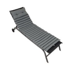 Load image into Gallery viewer, 2 Piece Outdoor Chaise Lounge Chair Cushion Set