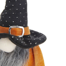 Load image into Gallery viewer, Standing Gnome With Gnome & Holding Banner, For Halloween Decor