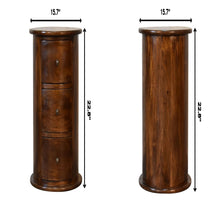 Load image into Gallery viewer, 3 Drawer Drum - Chestnut