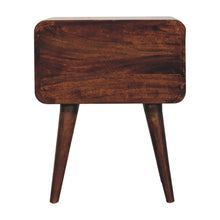 Load image into Gallery viewer, 22" Solid Wood Two Drawer Nightstand - Chestnut