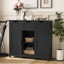 Load image into Gallery viewer, Storage Cabinets, Wooden Floor Cabinet, With Drawers And Shelves Storage Cabinets, Accent Cabinet For Living Room, Bedroom, Bathroom Furniture Home Decor