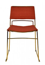 Load image into Gallery viewer, Upholstered Fabric Dining Chairs (Set of 2) - Salmon