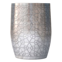 Load image into Gallery viewer, Johnsen - Geometric Pattern Accent Table - Antique Silver