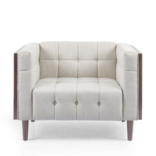 Load image into Gallery viewer, Contemporary Club Chair With Button Tufted Waffle Stitch