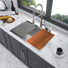 Load image into Gallery viewer, Drop In Kitchen Sink Stainless Steel 16 Gauge
