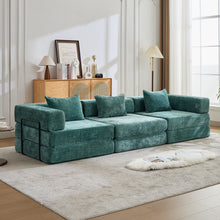 Load image into Gallery viewer, Convertible Floor Sofa Bed, Boneless Modular Sectional Sofa For Living Room