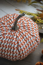 Load image into Gallery viewer, Pumpkin Ornament Decor For Holiday Harvest Festival Fall Festival & Thanksgiving (Set of 2) - Orange Multi