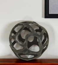 Load image into Gallery viewer, Abstract Decorative Orb - Natural / Black