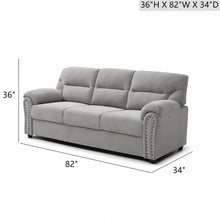 Load image into Gallery viewer, Hamilton - Sofa With Nailhead Trim