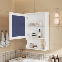 Load image into Gallery viewer, Wall Mounted Bathroom Storage Cabinet With Mirror, Soft Closing Hinges
