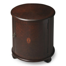 Load image into Gallery viewer, Round End Table - Dark Brown