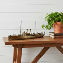 Load image into Gallery viewer, Hand Painted Model Boat (624459) - Bronze