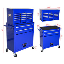 Load image into Gallery viewer, High Capacity Rolling Tool Chest With Wheels And Drawers, Storage Cabinet