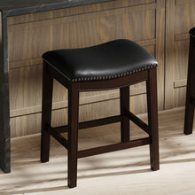 Load image into Gallery viewer, Modern Stool & Nail Head Detailing