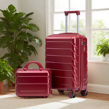 Load image into Gallery viewer, Spinner Luggage Set With Combination Lock