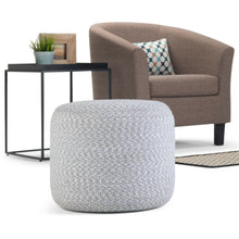 Load image into Gallery viewer, Bayley - Versatile Round Braided Pouf