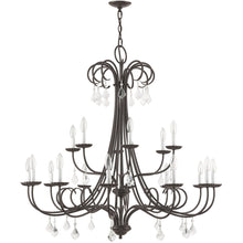 Load image into Gallery viewer, Multi Light Dimmable Chandelier With Shades - Bronze