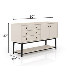 Load image into Gallery viewer, Server With Metal Base - White