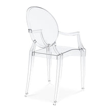 Load image into Gallery viewer, Acrylic King Louis Back Dining Arm Chair - Clear