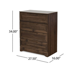Load image into Gallery viewer, Broxon - Rustic Drawer Nightstand