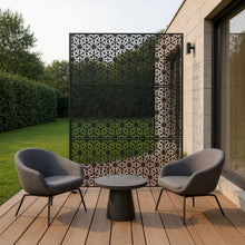 Load image into Gallery viewer, Three Panel Screen Room Divider (562840) - Black