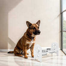 Load image into Gallery viewer, Adjustable Pet Bowl Travel Ready HDPE Durable Poly Lumber Recycled