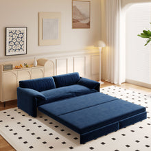 Load image into Gallery viewer, Queen Pull Out Sofa Bed, 3 In 1 Convertible Sleeper Sofa With Side Storage