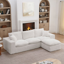 Load image into Gallery viewer, Sectional Sofa With Moveable Ottoman
