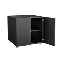 Load image into Gallery viewer, Office Furniture Copier Cabinet 2 Door Steel Copier Stand Mobile Pedestal File Printer Stand