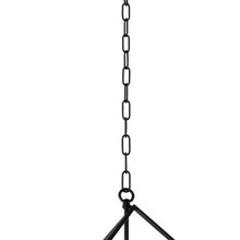 Load image into Gallery viewer, Unique Statement Six Light Metal Chandelier With Shades - Black