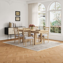 Load image into Gallery viewer, Upholstered Armless Chairs With High Ladder Back