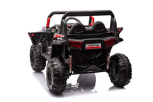 Load image into Gallery viewer, 12V7A*2 30W*4 Four-Wheel Drive Seat One Button Start, Forward And Backward, High And Low Speed, Music, Front Light, Power Display, Two Doors Can Open, 2.4G R / C, Seat Belt Four Wheel Absorber