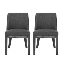 Load image into Gallery viewer, Modern Dining Chair With Durable Fabric Upholstery And Sturdy Wooden Frame (Set of 2)
