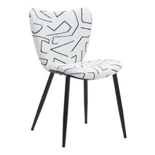 Load image into Gallery viewer, Upholstered Faux Shearling Dining Side Chairs (Set of 2) - White