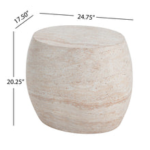 Load image into Gallery viewer, Outdoor Oval Shaped Side Table