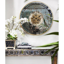 Load image into Gallery viewer, Circle Mirror Analog Exposed Gear Wall Clock - Gold / Silver