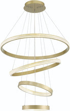 Load image into Gallery viewer, Candle Style Four Light Metal LED Dimmable Chandelier - Gold