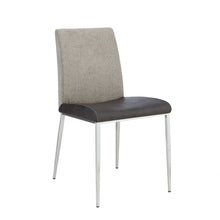Load image into Gallery viewer, Upholstered Fabric Dining Room Side Chairs (Set of 2) - Light Gray