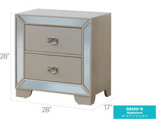 Load image into Gallery viewer, Contemporary Nightstand With Versatility