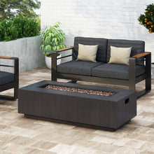 Load image into Gallery viewer, Modern Rectangle Fire Table 50, 000 Btu