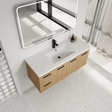 Load image into Gallery viewer, Floating Bathroom Vanity With Sink, Modular Cabinet