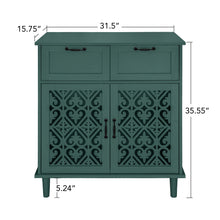 Load image into Gallery viewer, 2 Door 2 Drawer Elegant Cabinet