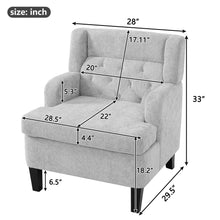Load image into Gallery viewer, Modern Tufted Upholstered Accent Chair For Living Room