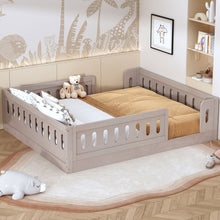 Load image into Gallery viewer, Platform Bed With Guardrail
