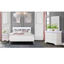 Load image into Gallery viewer, Solid Wood Five Drawer Chest With Led Lighting - White