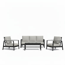 Load image into Gallery viewer, Modern 5 Seat Outdoor Patio Furniture Set With Coffee Table