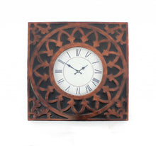 Load image into Gallery viewer, Square Analog Wall Clock - Bronze