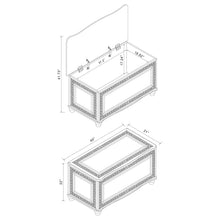 Load image into Gallery viewer, Ornate - Deep Flip Open Storage Cedar Chest With Cedar Lining - Brown