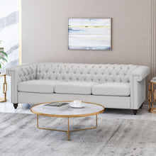 Load image into Gallery viewer, Chesterfield Style 3 Seater Sofa With Deep Button Tufting